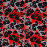 Sweatshirtstoff Montreal Skulls